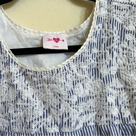 J Marie Buddy Love Blue & White Stripe Anne Dress - Picture 4 of 4